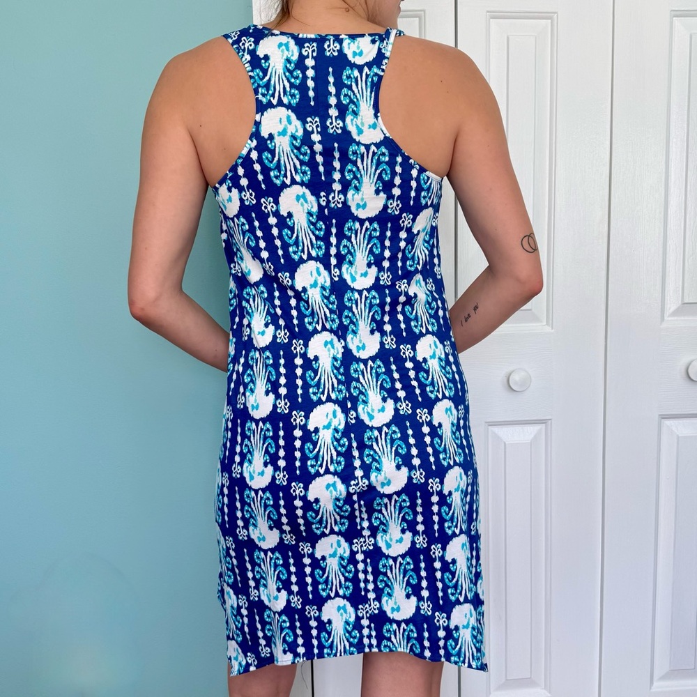 Lilly Pulitzer Blue and White Swim Coverup - Picture 7 of 7